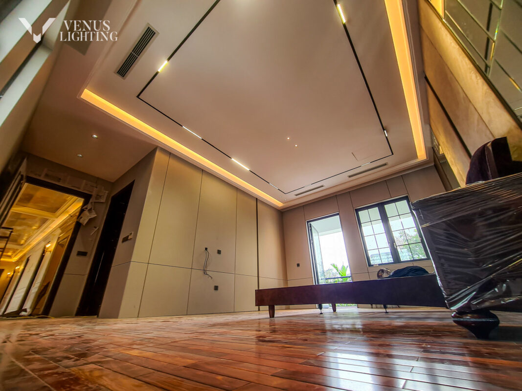 Venus Smart Lighting den chieu sang, thiếu ke anh sang, giai phap chieu sang cong trinh hai phong - Dinh thự Ngô Gia Tự -