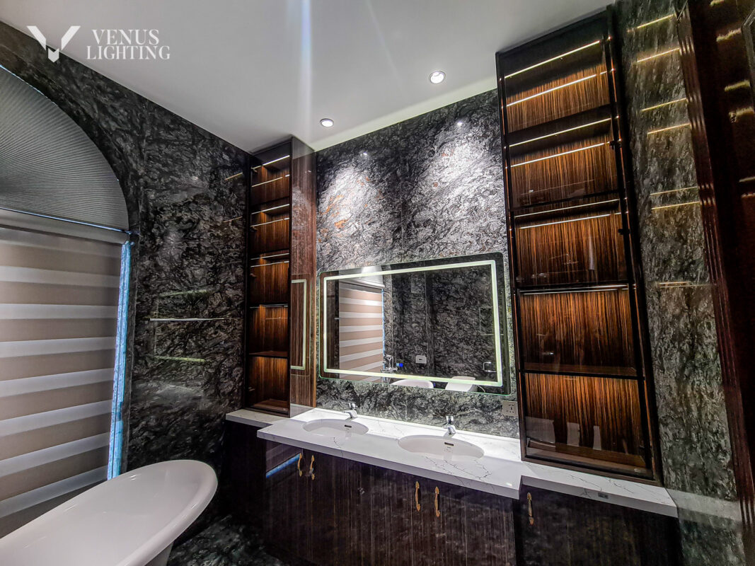 Venus Smart Lighting den chieu sang, thiếu ke anh sang, giai phap chieu sang cong trinh hai phong - Dinh thự Ngô Gia Tự