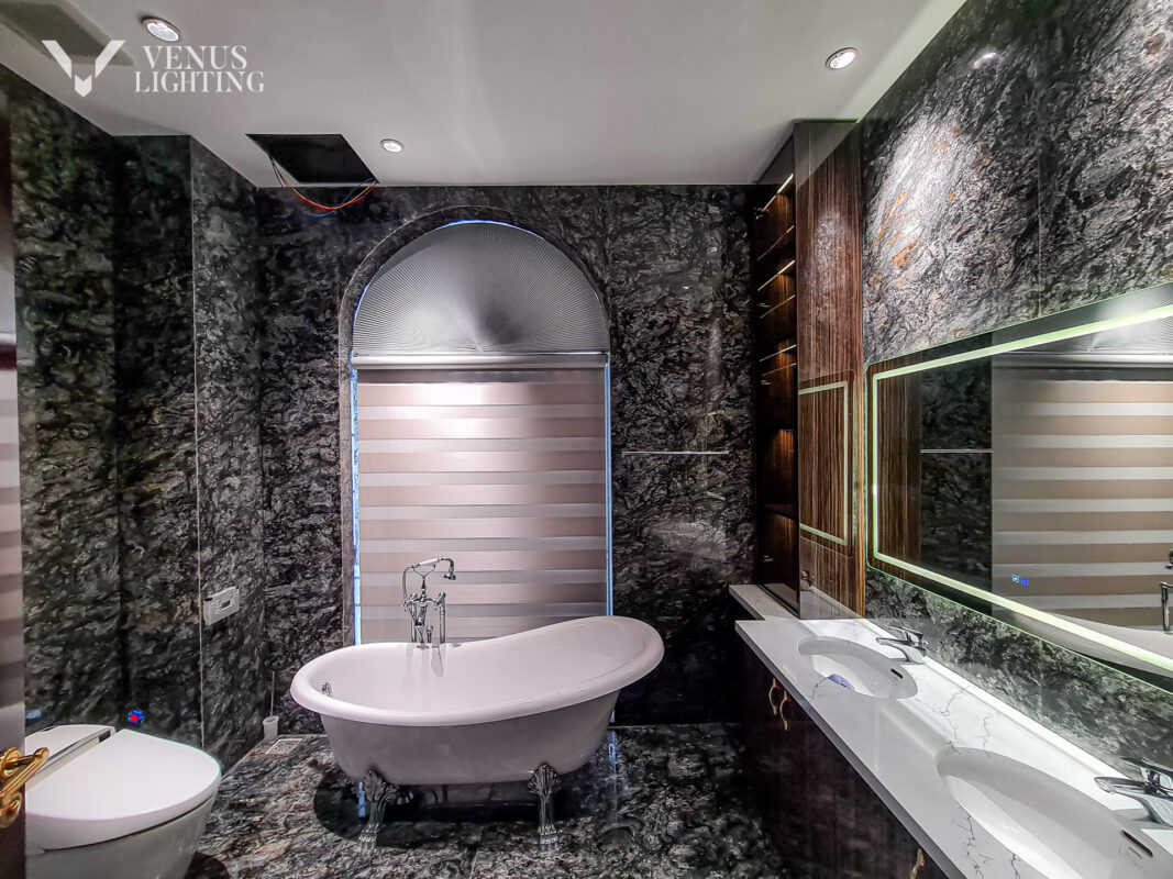 Venus Smart Lighting den chieu sang, thiếu ke anh sang, giai phap chieu sang cong trinh hai phong - Dinh thự Ngô Gia Tự